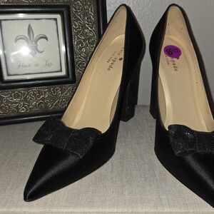 Kate Spade Black Bow Heels